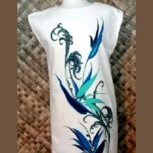 60's ALFRED SHAHEEN womens Shift Dress. Medium